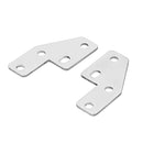 Harley Touring Bagger FL Wide Rear Fender Grab Bar Eliminator Steel Brackets - Mofun - 90220005