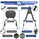 Harley Touring Road King Road Glide Fat Bar 1.3" Quick Detachable Passenger Backrest Sissy Bar - Mofun - 90302098