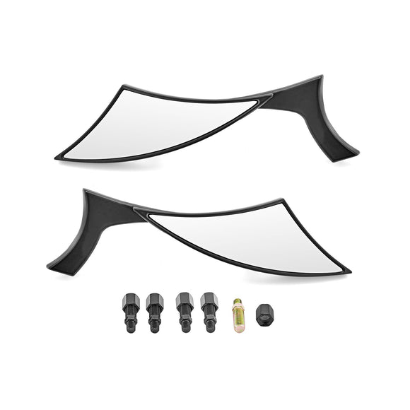Motorcycle Blade Rear View Mirrors for Dirt Bike Honda Kawasaki Yamaha Suzuki - Mofun - 90106010