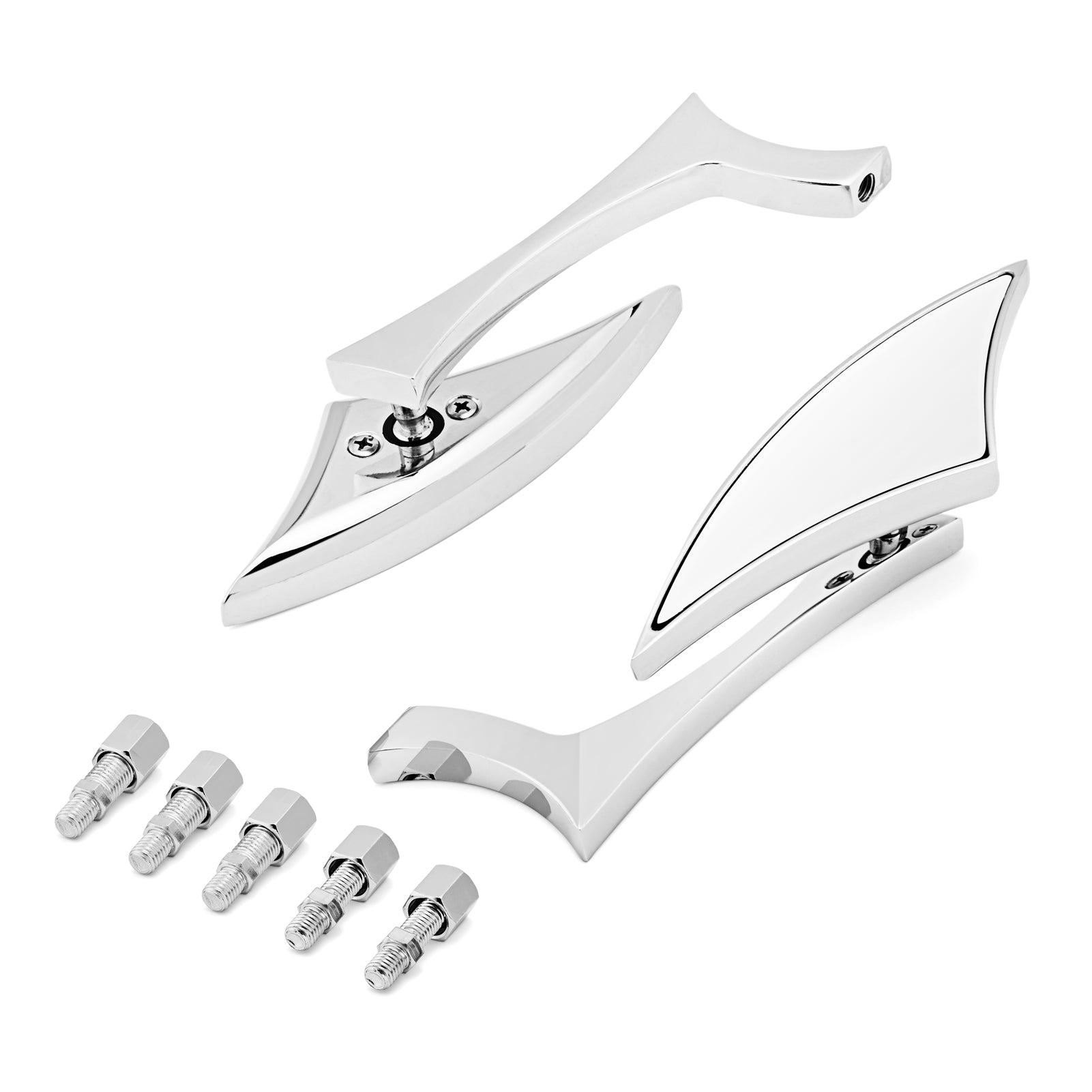 Motorcycle Blade Rear View Mirrors for Dirt Bike Honda Kawasaki Yamaha Suzuki - Mofun - 90106009