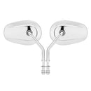 Motorcycle Harley Sportster 1000 883 XL Softail 8mm 360 Adjust Long Stem Rear View Side Tapered Mirrors - Mofun - 90106007