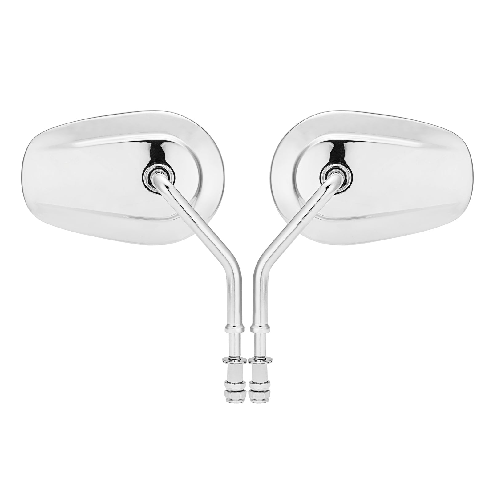 Motorcycle Harley Sportster 1000 883 XL Softail 8mm 360 Adjust Long Stem Rear View Side Tapered Mirrors - Mofun - 90106007