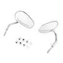Motorcycle Harley Sportster 1000 883 XL Softail 8mm 360 Adjust Long Stem Rear View Side Tapered Mirrors - Mofun - 90106007