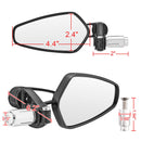 Motorcycle Mirrors - Bar End Rear View Mirrors Street bikes Sports bikes Cruiser with 7/8" Standard Handlebars - Mofun - 90106003