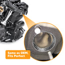 Pair Tapered Exhaust Gaskets Set For Harley Big Twin Sportster Dyna Softail Touring - Mofun - 90501058